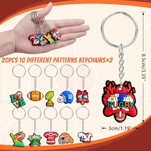110 Pcs Football Themed Party Favors Multi Item Pack