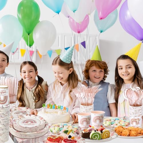 Ziliny 350 Pcs Boho Baby Shower Tableware Set