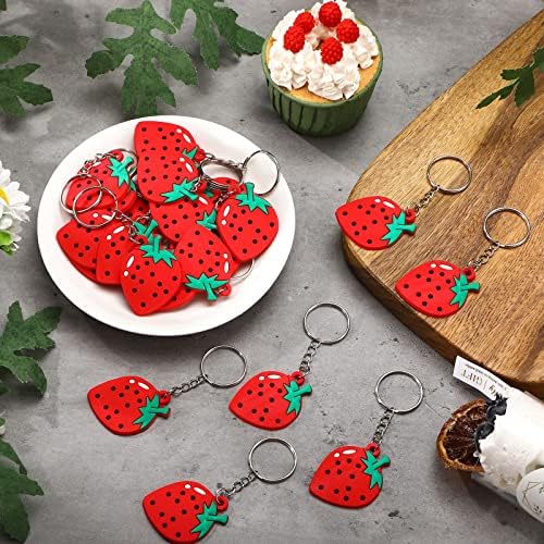 Tondiamo Strawberry Keychain Party Favor Set