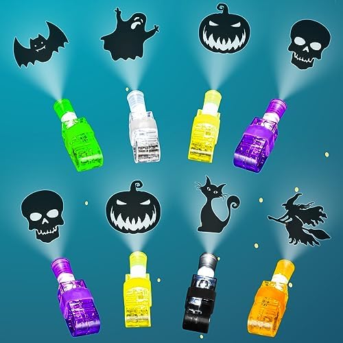 Bamamon Halloween Party Favors 36Pcs LED Light Up Finger Lights
