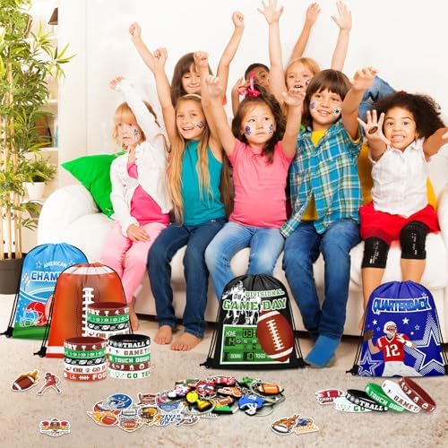 110 Pcs Football Themed Party Favors Multi Item Pack