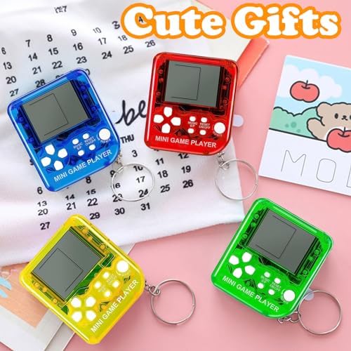 DJMUMU 18PCS Video Game Keychain Party Favors
