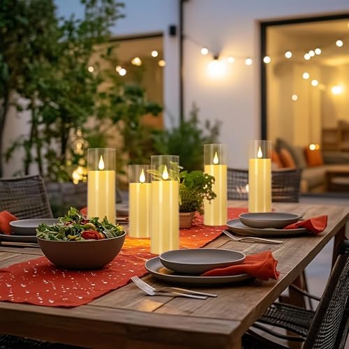 24 Pack LED Flameless Candles Set with 4 Remotes