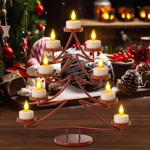 SoulBay USB Rechargeable Flameless Candles with Remote Control Timer 12pcs