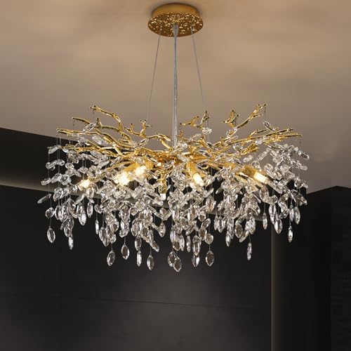 Luxury Crystal Tree Branch Chandelier with 10 Lights