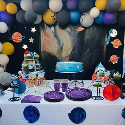 Space Galaxy Party Tableware Set for 20 Guests