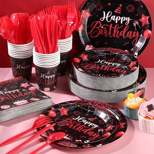 Vesici 350 Pcs Birthday Party Tableware Set