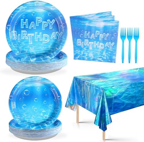 Ocean Themed Birthday Party Decor Set 98 Pcs