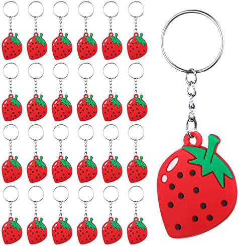 Tondiamo Strawberry Keychain Party Favor Set