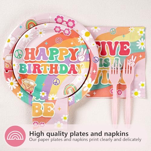 Grencian 96Pcs 5th Birthday Party Tableware Set
