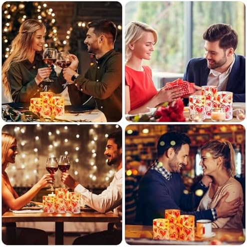 Gifts for Mom from Daughter Son - Flameless Candles with Remote