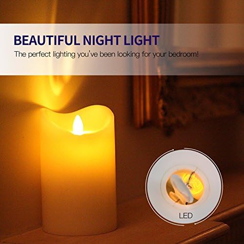 Novelty Place Flickering LED Candles with Swinging Flame
