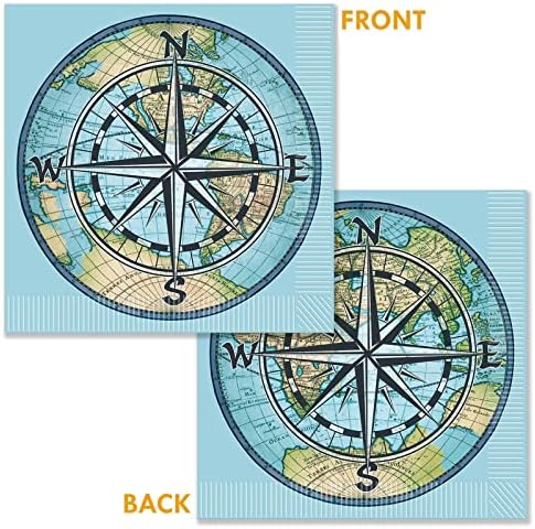 HOME HOOPLA Bon Voyage World Travel Plates Set