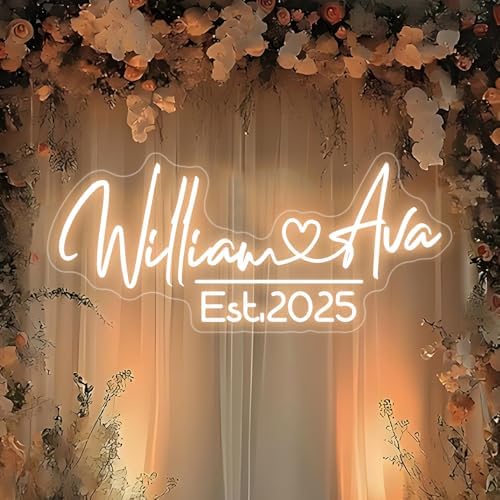 Custom Neon Sign LED Wall Decor Wedding Gift