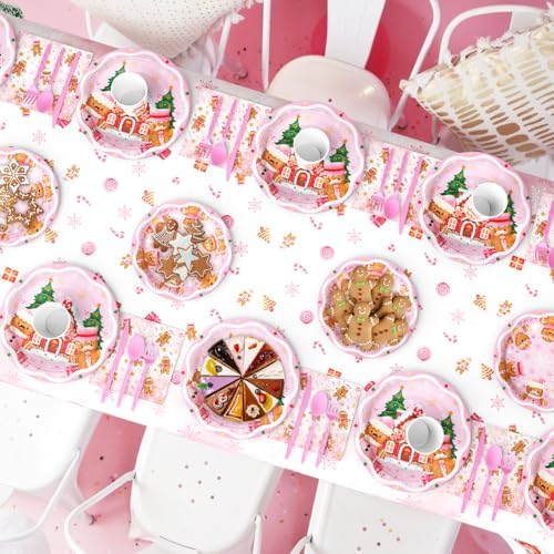 AIBIIN 194 Pcs Christmas Party Supplies Set