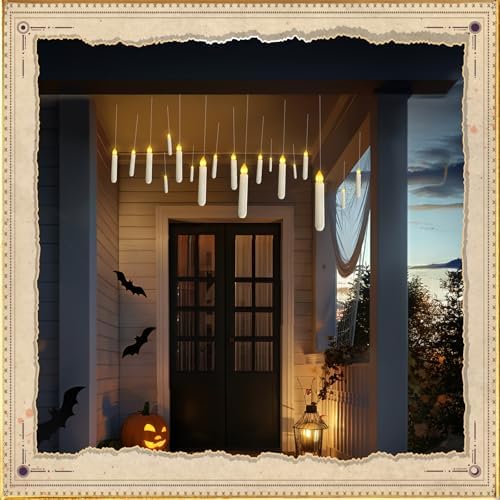 Homemory 20 Piece Floating Candles with Remote Control