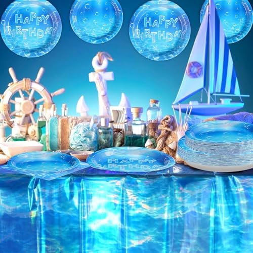 Ocean Themed Birthday Party Decor Set 98 Pcs