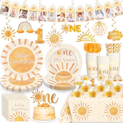 Boho First Trip Around The Sun Decorations Set