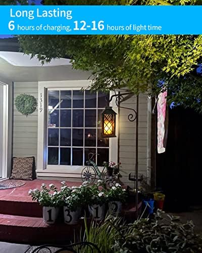 SHYMERY Solar Lanterns 2 Pack 14 Inch LED Lights