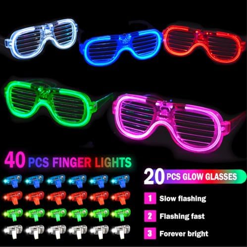 148 PCS Glow in the Dark Party Supplies