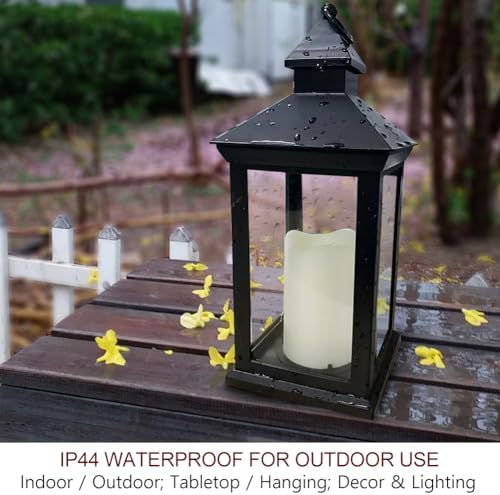 Bright Zeal 14 Decorative Candle Lantern with Timer