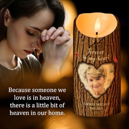 Personalized Photo 3D LED Candle for Loved One