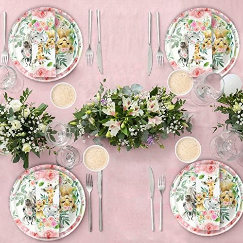 Safari Jungle Theme Party Supplies for Girls