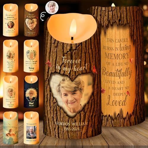 Personalized Photo 3D LED Candle for Loved One