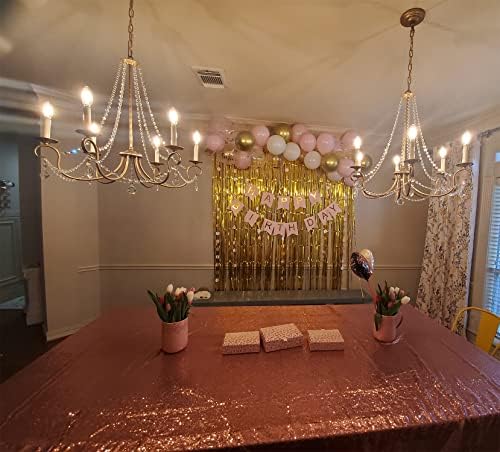 Modern 6 Light Candle Style Chandelier with Crystal Accents Gold