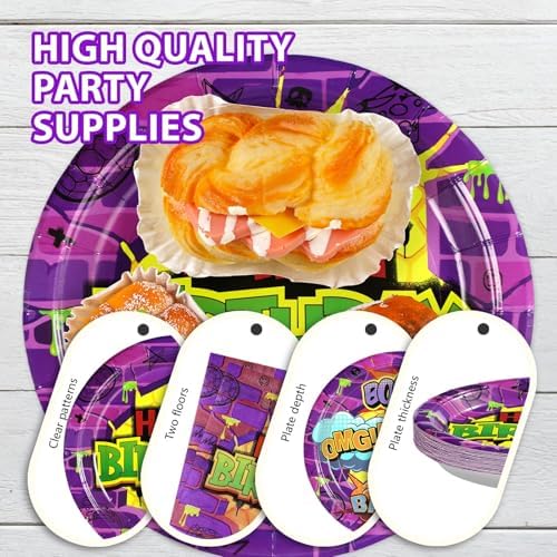 Grencian 96Pcs Turtle Birthday Party Decorations Plates Napkins