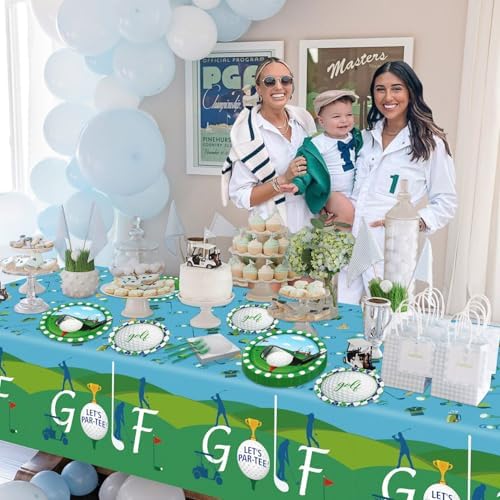 Golf Party Tableware Set for 40 Guests