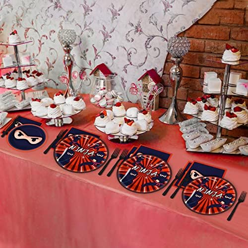 Ninja Master Party Tableware Set 96 Pcs for 24 Guests