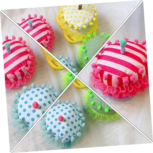 Toyvian Birthday Cake Hat for Boys and Girls Striped Design