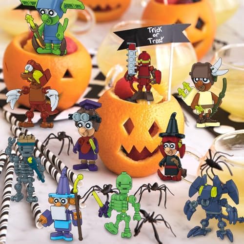 12PCS Halloween Building Blocks Toys for Kids