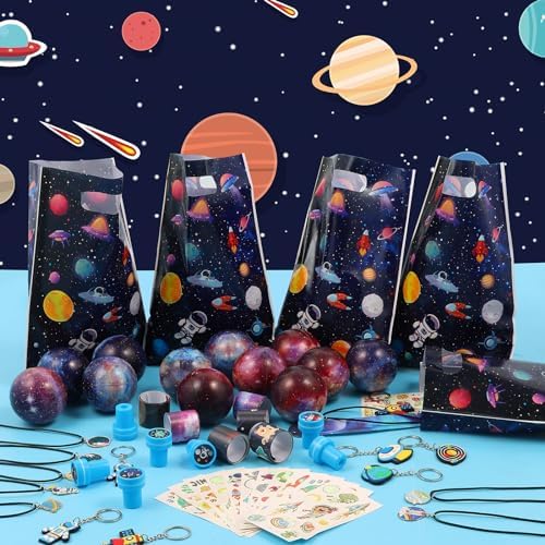 LiYiQ 87 Pcs Space Party Favors Multi Item Pack