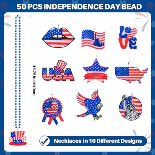 Highergo 150 Pcs 4th of July Party Favors Set