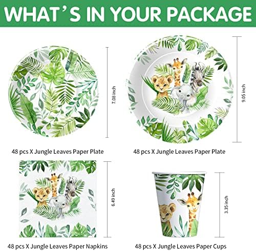 Safari Jungle Theme Party Supplies for Boys