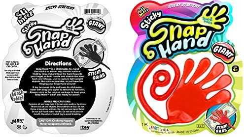 Jumbo Sticky Hands 24 Stretchy Toys Assorted