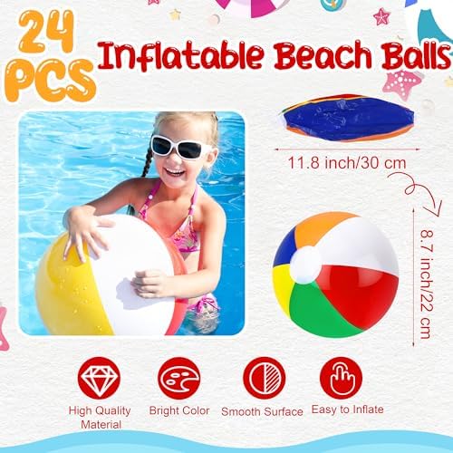 Elcoho 144 Piece Summer Party Favor Pack