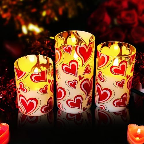 Gifts for Mom from Daughter Son - Flameless Candles with Remote
