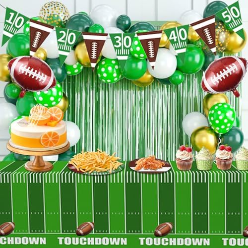 Football Party Supplies Kit Serve 24