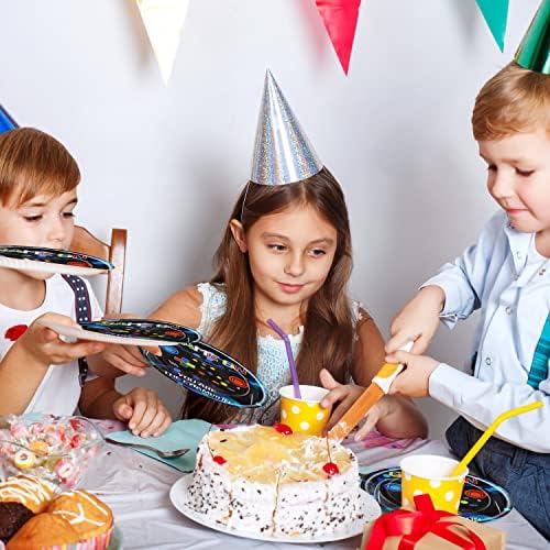 Fesciory 96 Pcs Video Game Party Tableware Set