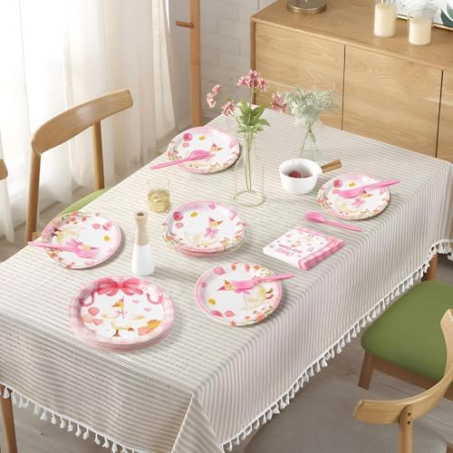 ANGOLIO One Silly Goose Birthday Party Plates Set