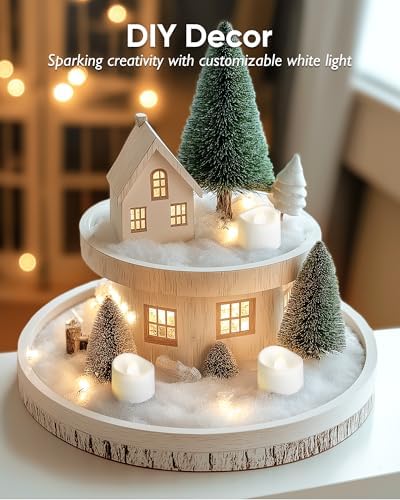 Homemory Timer Tea Lights Battery Operated 12-Pack