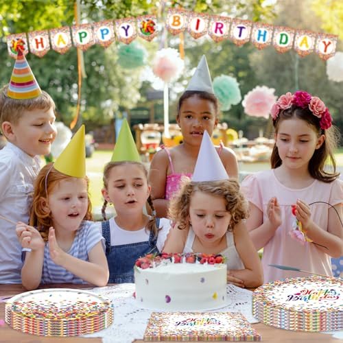 Confetti Sprinkles Party Supplies Kit for 24 Guests