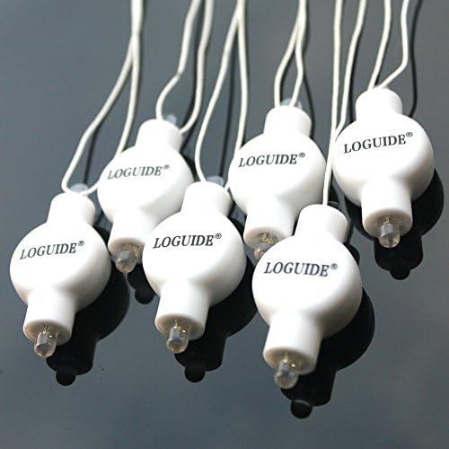 LOGUIDE 24 Pack Small LED Lights Warm White