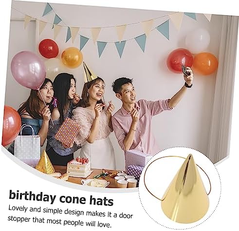 16pcs Birthday Cone Hats for All Ages