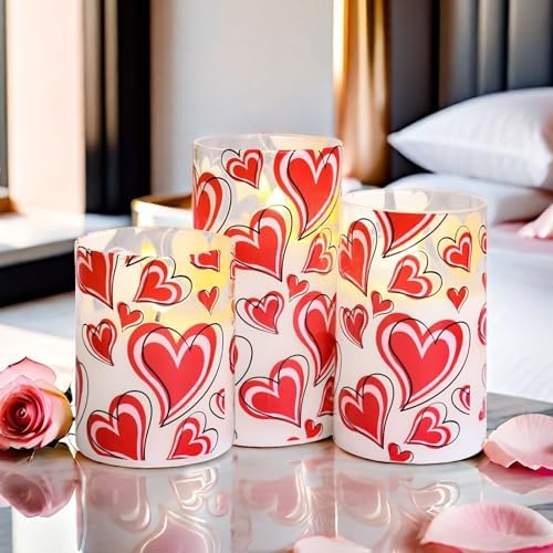 Gifts for Mom from Daughter Son - Flameless Candles with Remote