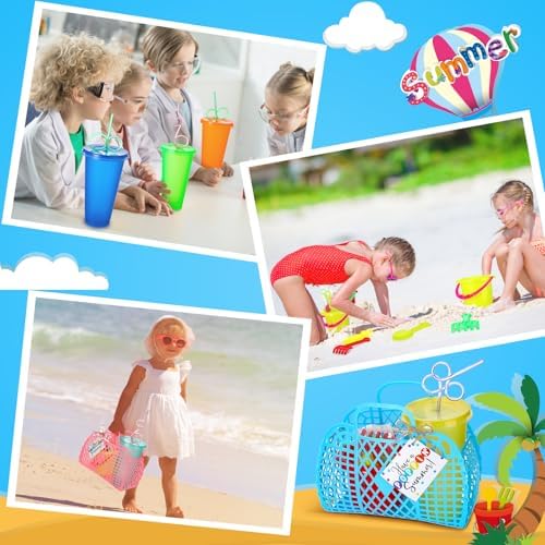 Summer Beach Party Favors for Kids 73 Pcs Multi-Item Set