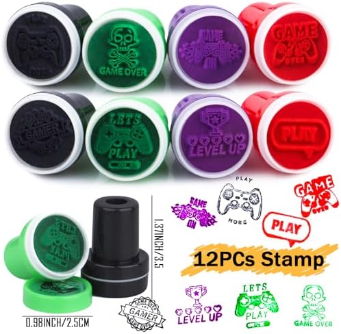 Moncinday 196Pcs Video Game Party Favors Set